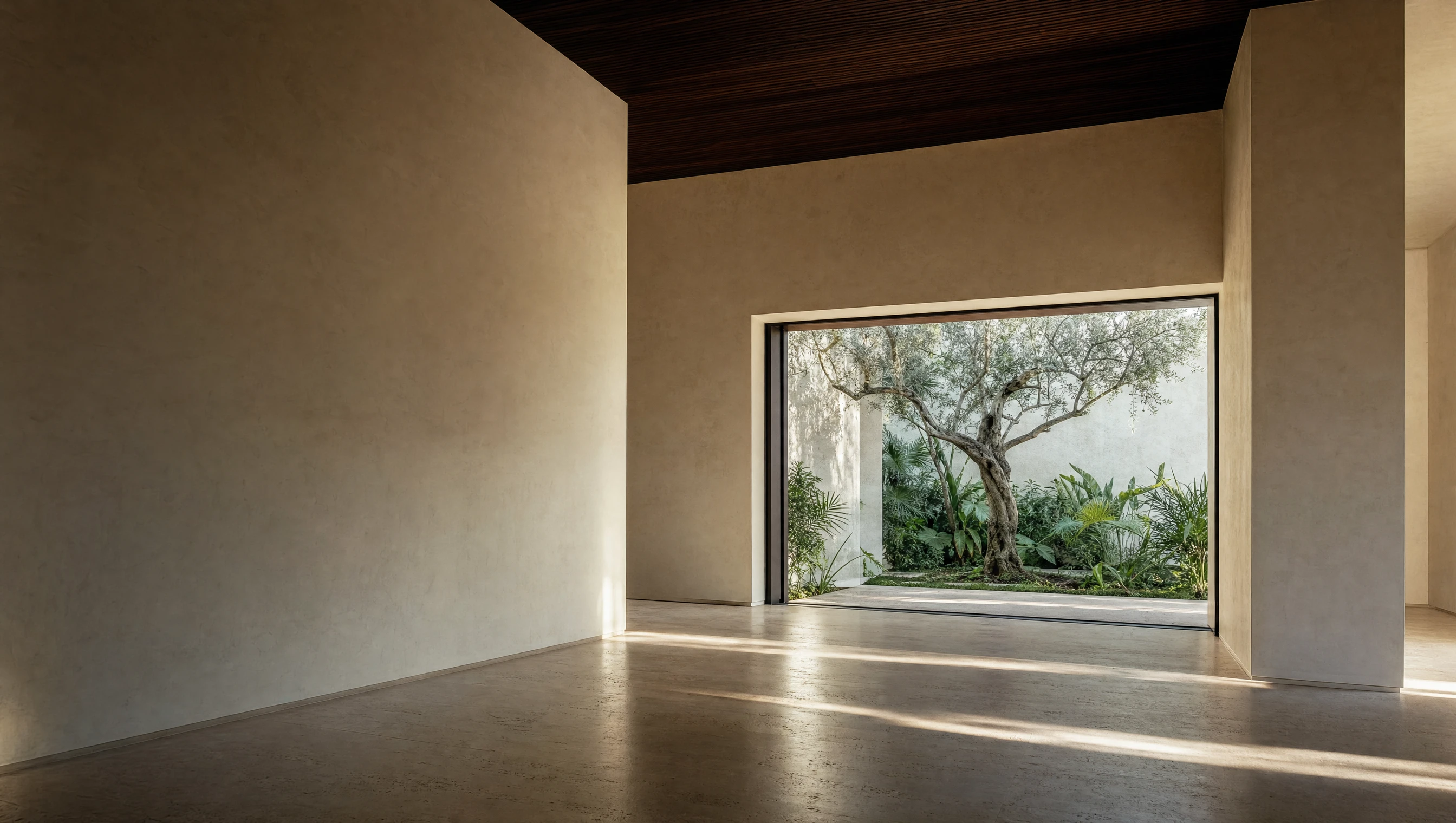 Interior arquitectónico utilizado en una visualización conceptual de espacios